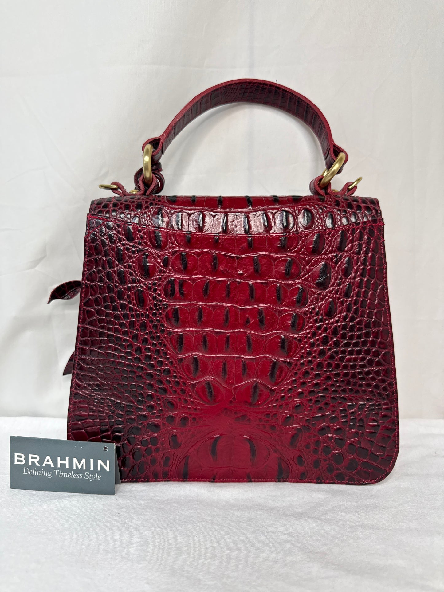 VTG Brahmin Vittoria Rose Scarlet