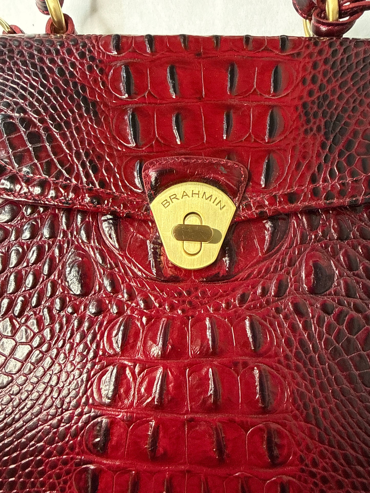 VTG Brahmin Vittoria Rose Scarlet