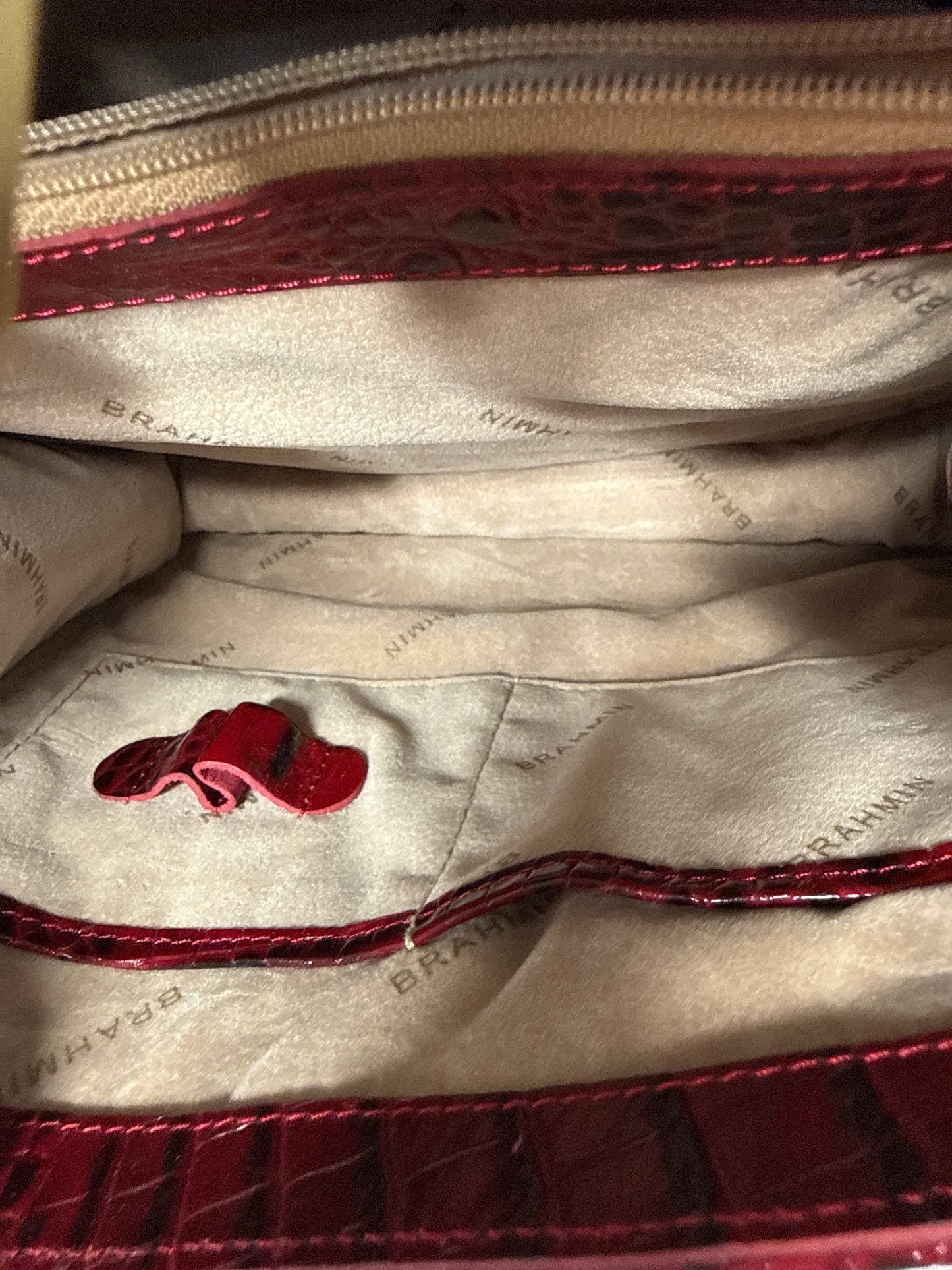 VTG Brahmin Vittoria Rose Scarlet