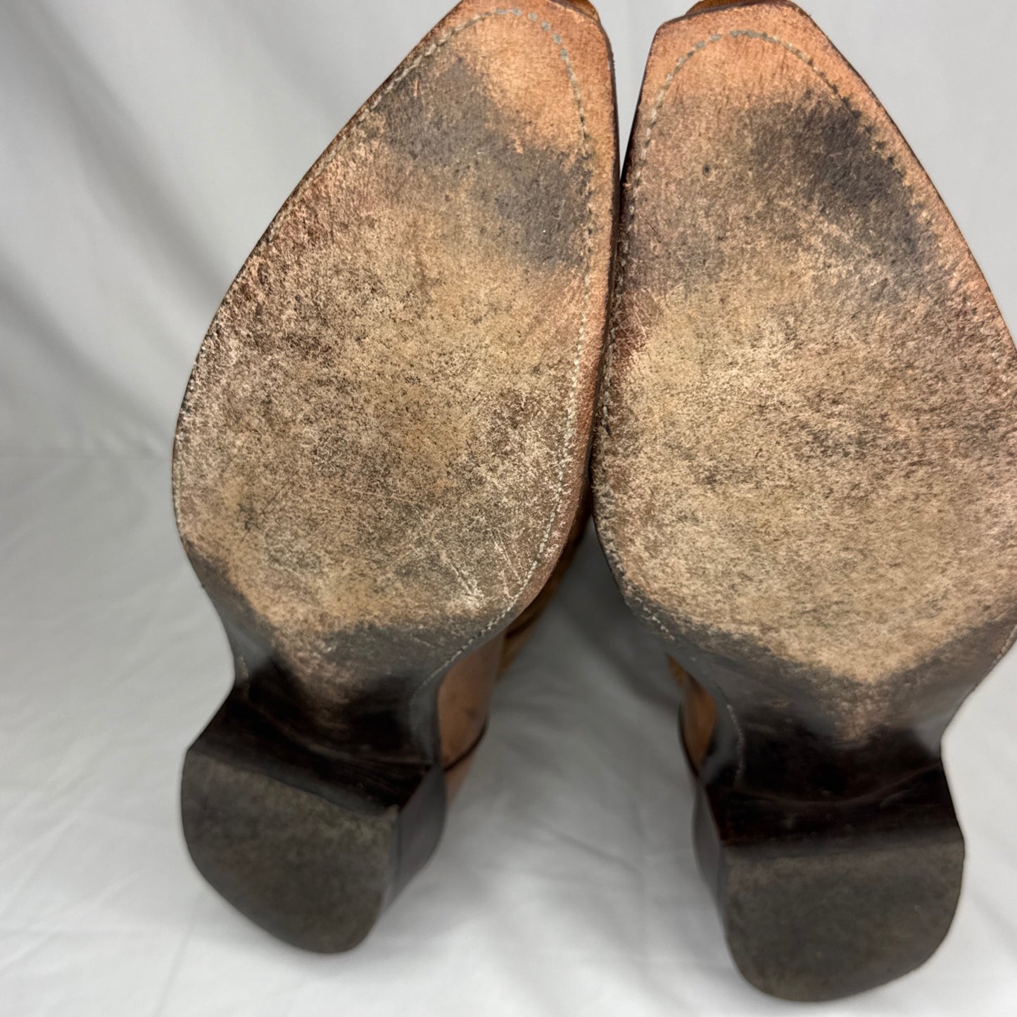 1883 By Lucchese N154754 Crayton Mad Dog Leather Cowboy Western Mens Boots 12D