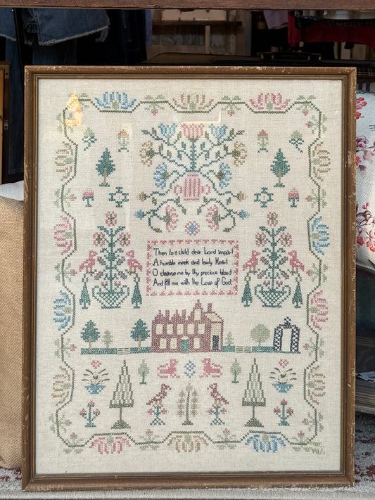 VTG Prayer Cross-Stitch
