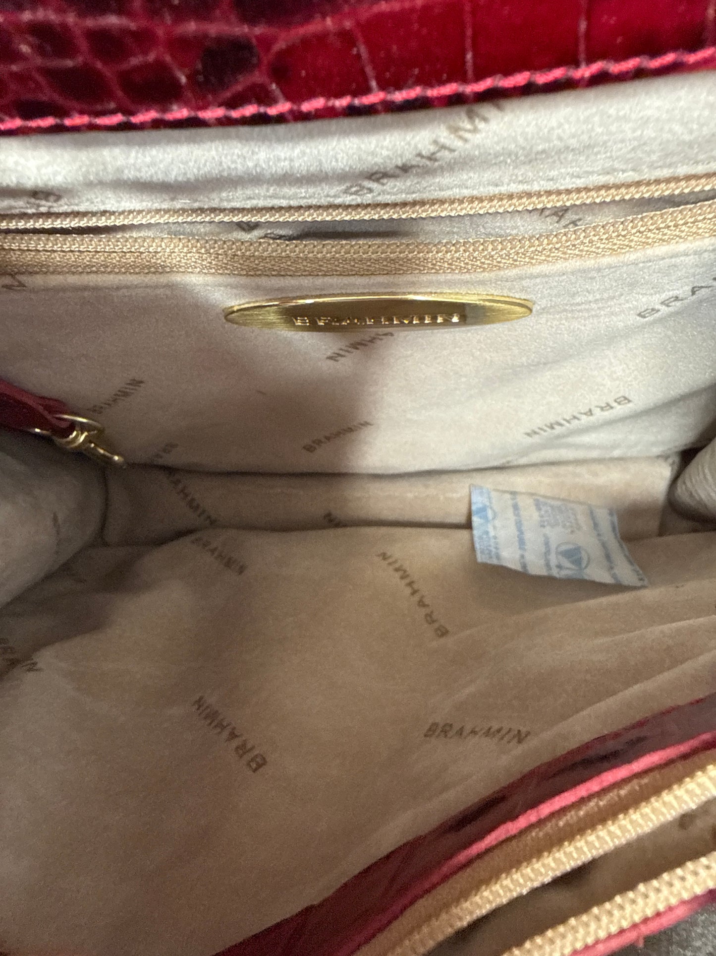 VTG Brahmin Vittoria Rose Scarlet