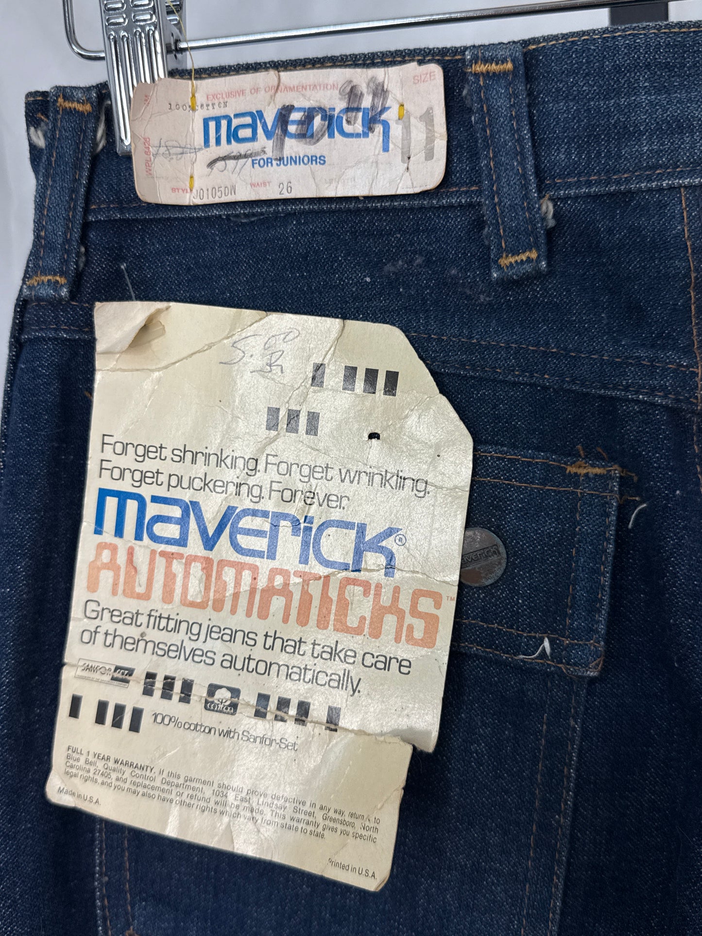 70s Deadstock Maverick Jeans