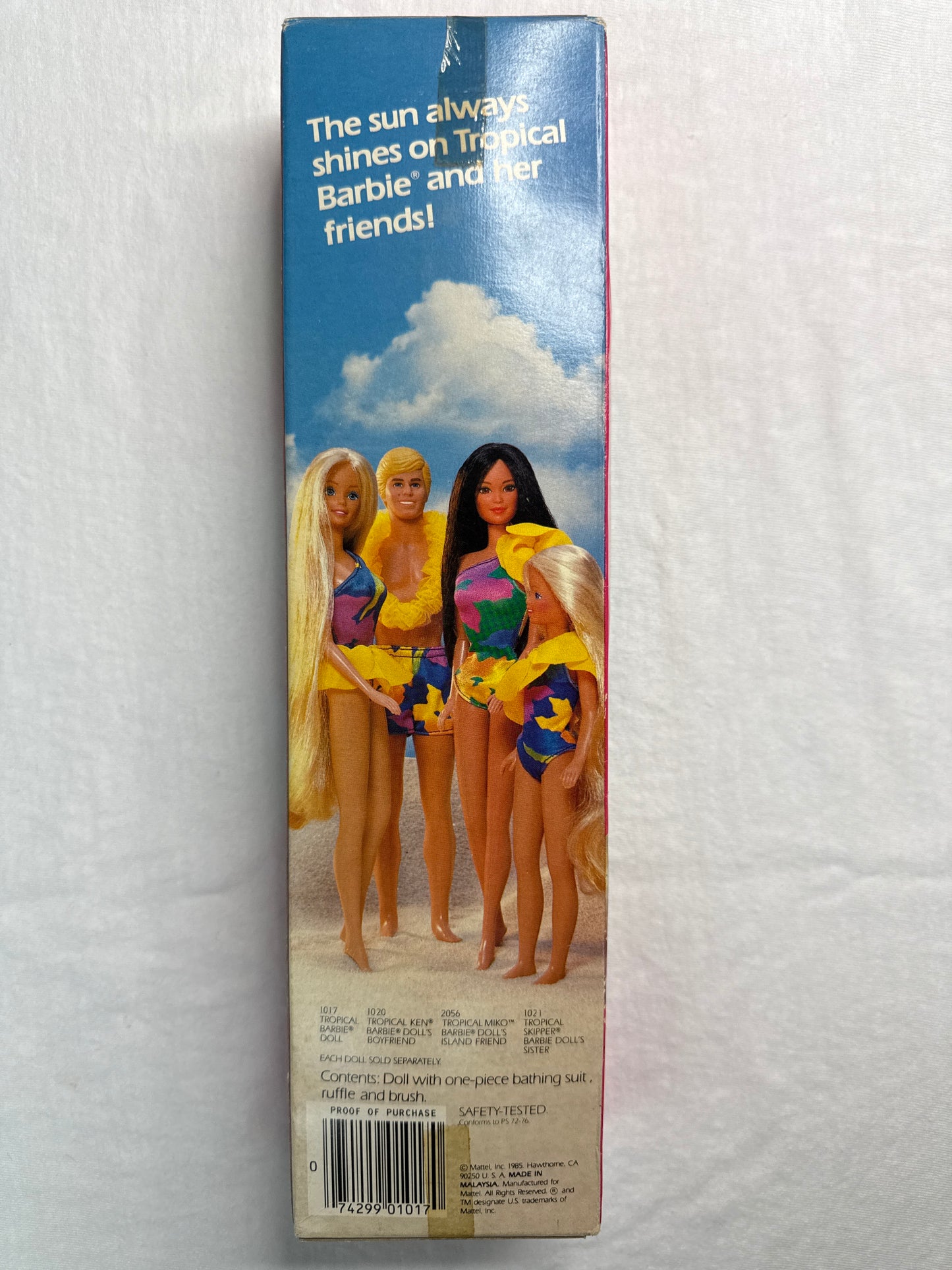 1985 Mattel 1017 Tropical Barbie With The Longest Hair Ever! NIB Never Opened