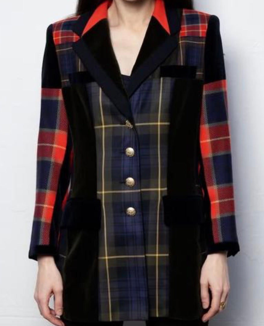 VTG ESCATA Margaretha Ley Plaid/Tartan Set