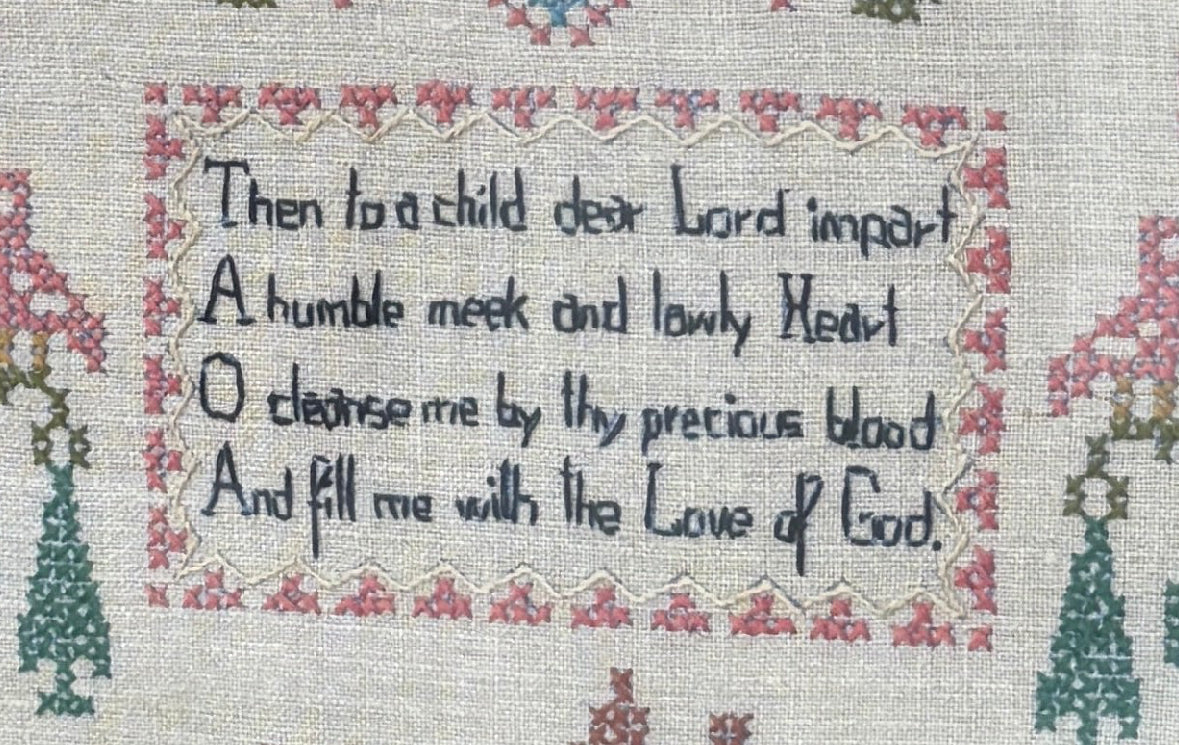 VTG Prayer Cross-Stitch