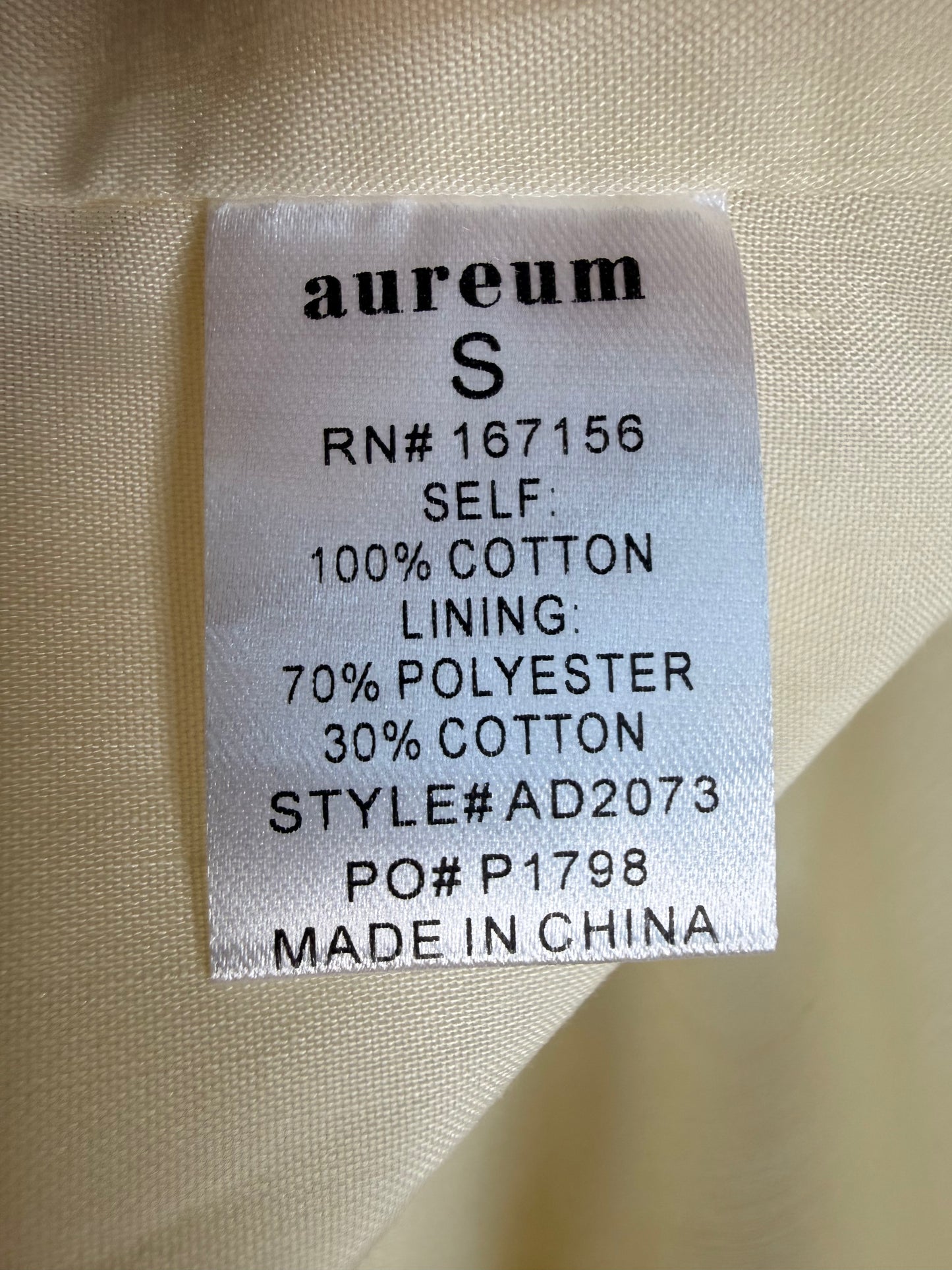 Cream Aureum Dress