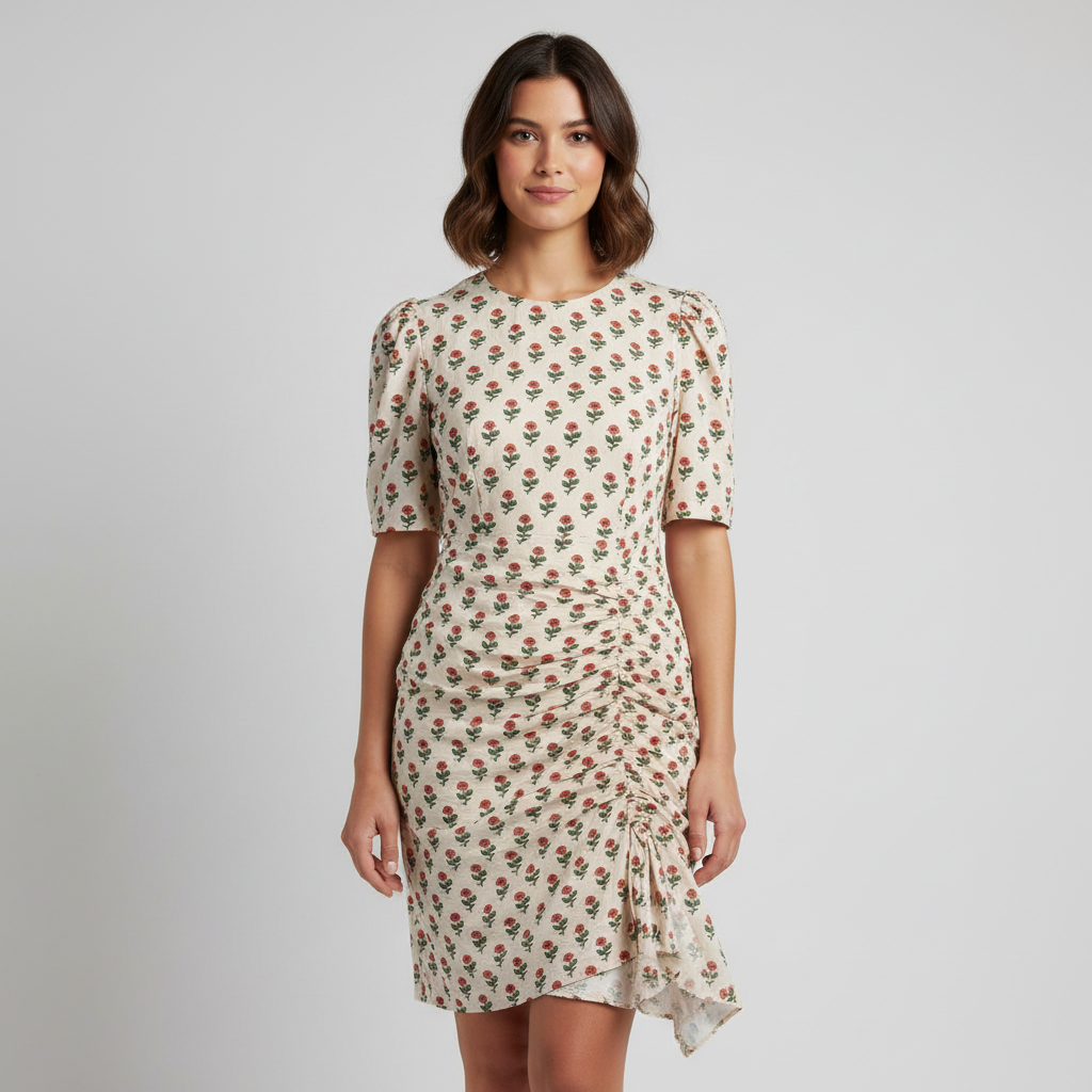 Cream Aureum Dress