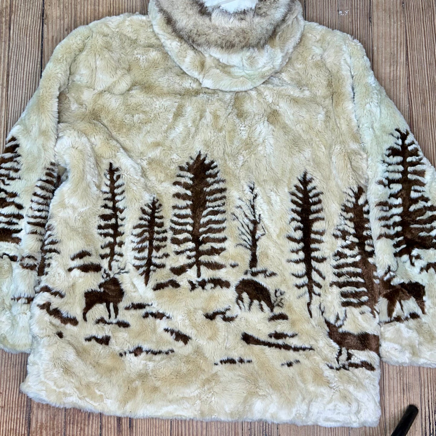 VTG | Faux Fur Moose Jacket