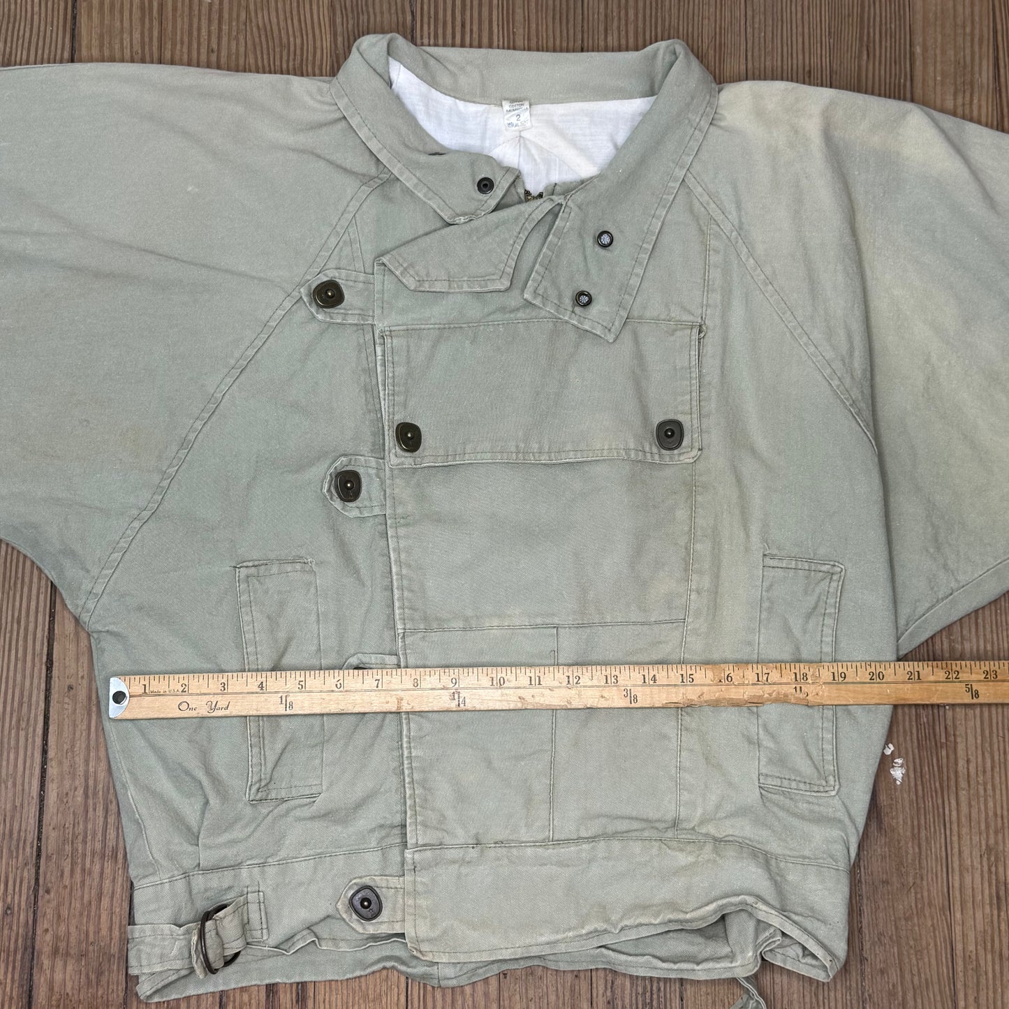 Vintage 1960s Swedish Motorcycle Jacket Size 2