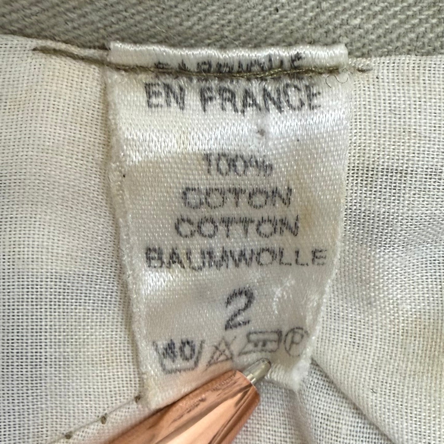 Vintage 1960s Swedish Motorcycle Jacket Size 2