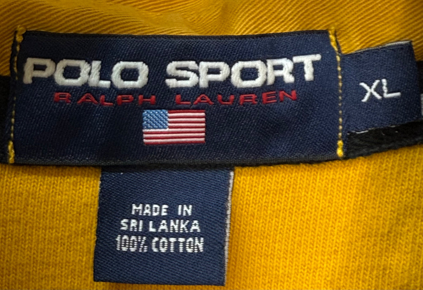VTG | Ralph Lauren Polo Rugby Shirt Blk&Y