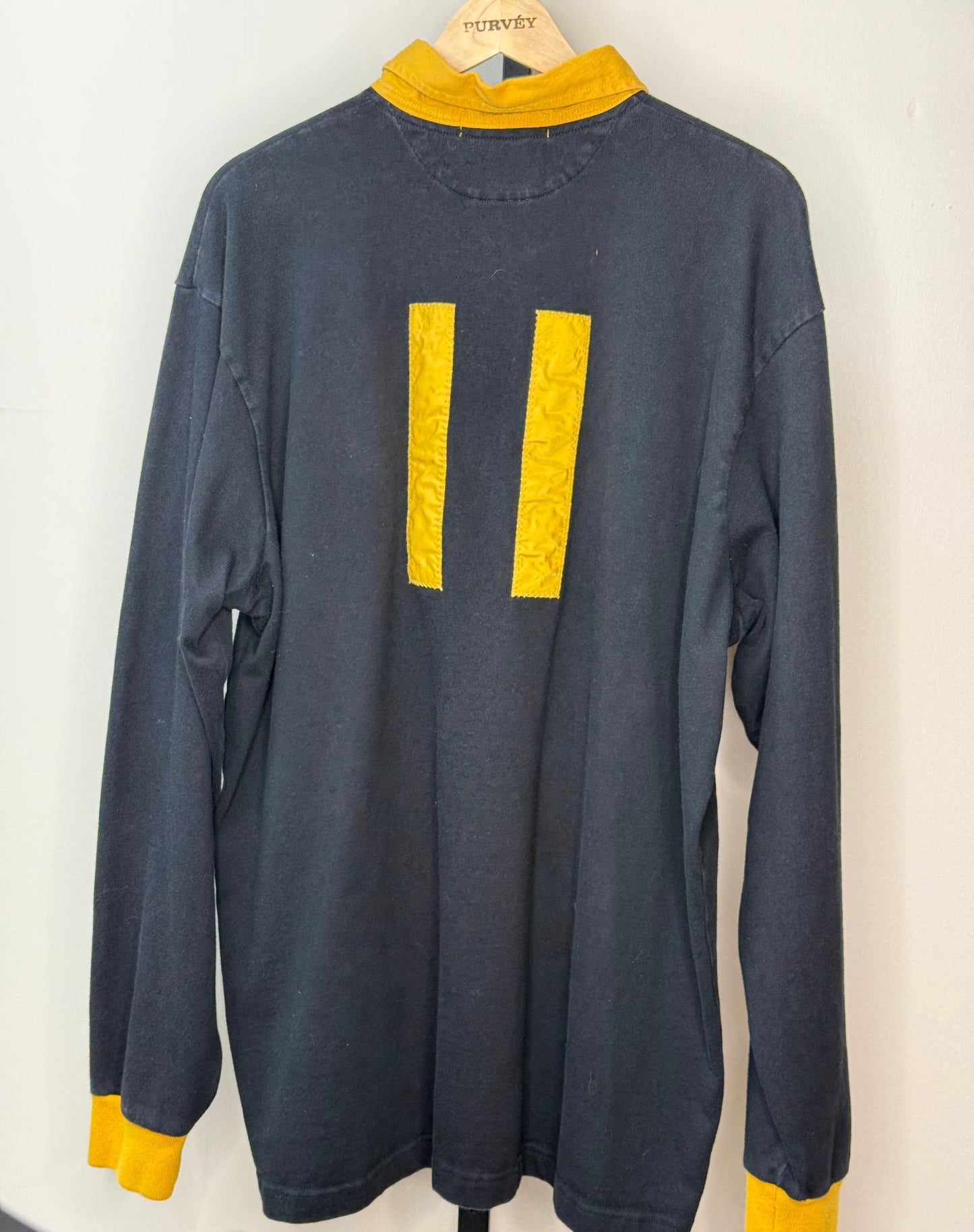 VTG | Ralph Lauren Polo Rugby Shirt Blk&Y